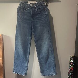 Old Navy Women's Straight Leg Jeans - Deep Blue